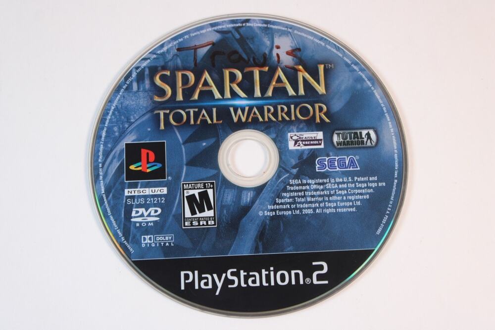Spartan: Total Warrior (Sony PlayStation 2, PS2) Game Disc Only, Tested/Works